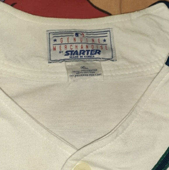 90s Starter Seattle Mariners Vintage Baseball Jersey - Picture 5 of 7
